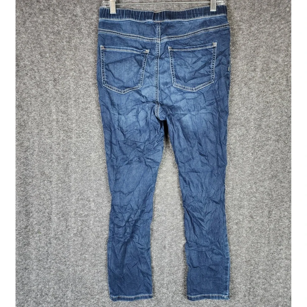 Simply Vera Vera Wang Legging Womens Medium Blue Denim Pull On Pants GOOD